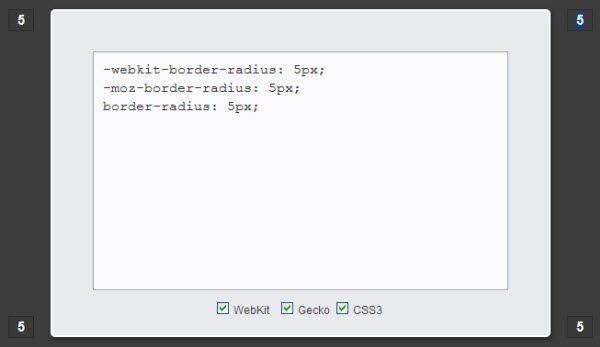 Border radius